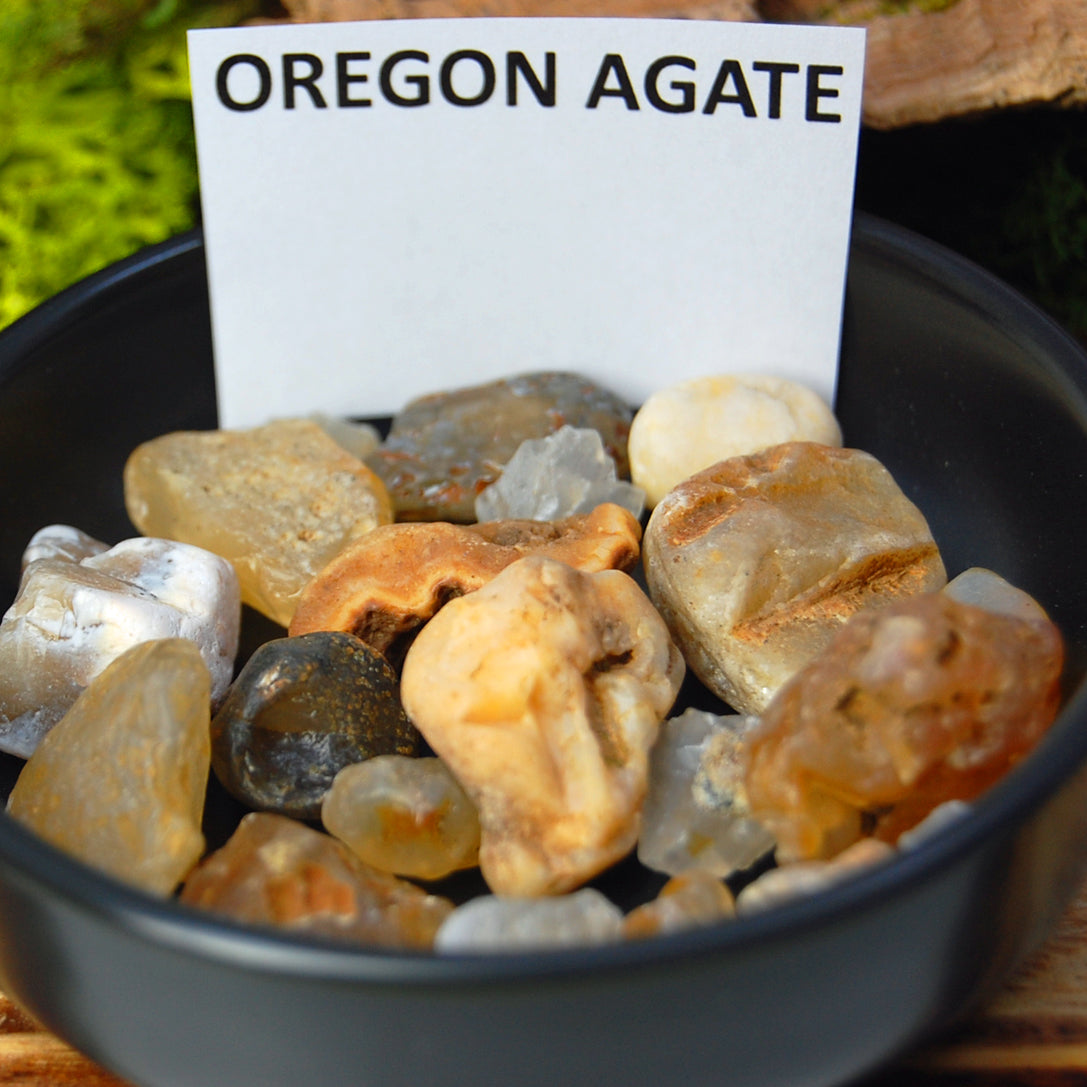 OREGON AGATE | Oregon Agate & Titanium Women's Wedding Ring