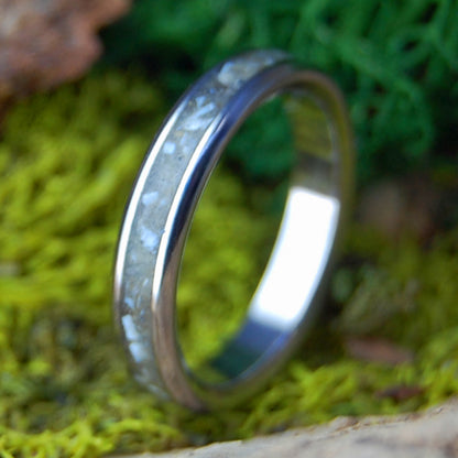 PUERTO RICO SEEDS & SHELLS | Sea Shell, Seeds Titanium Women's Wedding Ring
