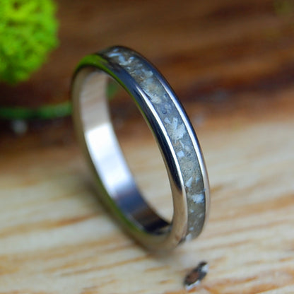 PUERTO RICO SEEDS & SHELLS | Sea Shell, Seeds Titanium Women's Wedding Ring