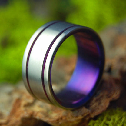 Alma Mater | Size 5 At 8mm | Titanium Wedding Ring | On Sale - Minter and Richter Designs