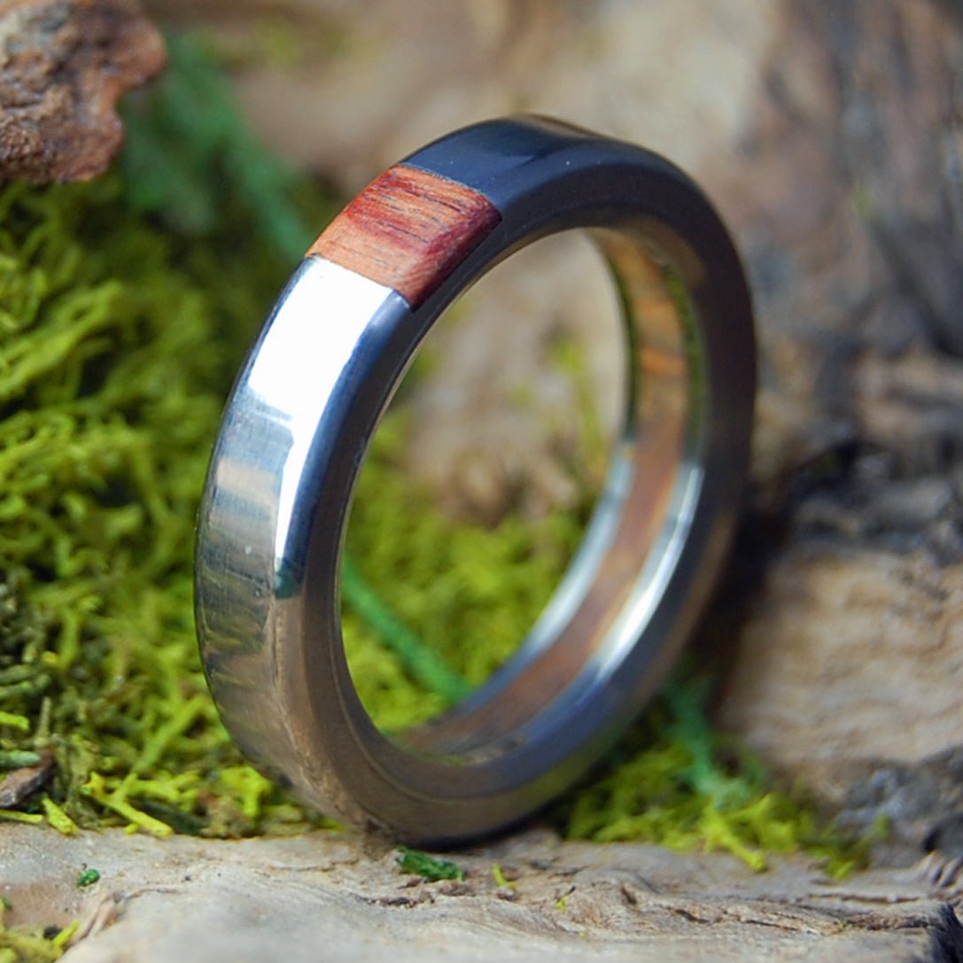 ANCIENT KAURI HUMBLE | Size 8.5 At 4.6mm | Unique Wedding Band | On Sale - Minter and Richter Designs