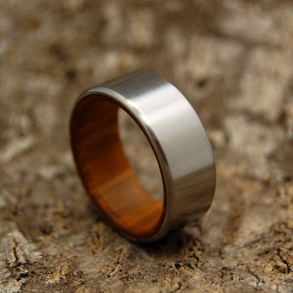 Minter + Richter | Titanium Rings - Ancient Kauri Kore – Minter and ...