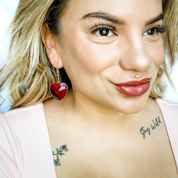 ARDENT RICHEST RUBY | Handmade Earrings - Minter and Richter Designs