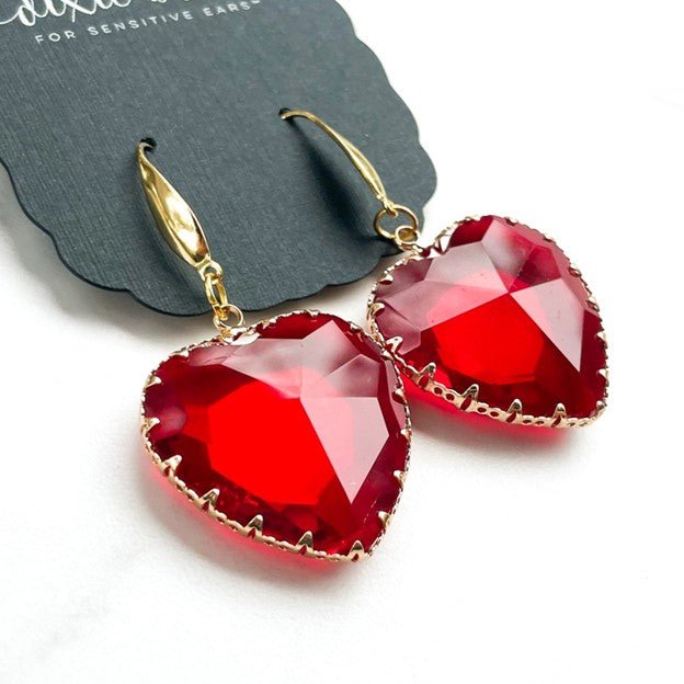 ARDENT RICHEST RUBY | Handmade Earrings - Minter and Richter Designs