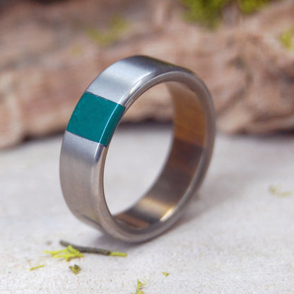 ARRANT TRUTH IN JADE | Mens and womens Jade & Titanium Wedding Ring