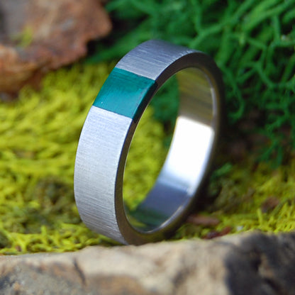 ARRANT TRUTH IN JADE | Mens and womens Jade & Titanium Wedding Ring