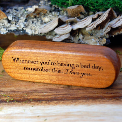 BAD DAY? RING BOX | Wedding Ring Box For 1 or 2 - Slider Box Style - Minter and Richter Designs