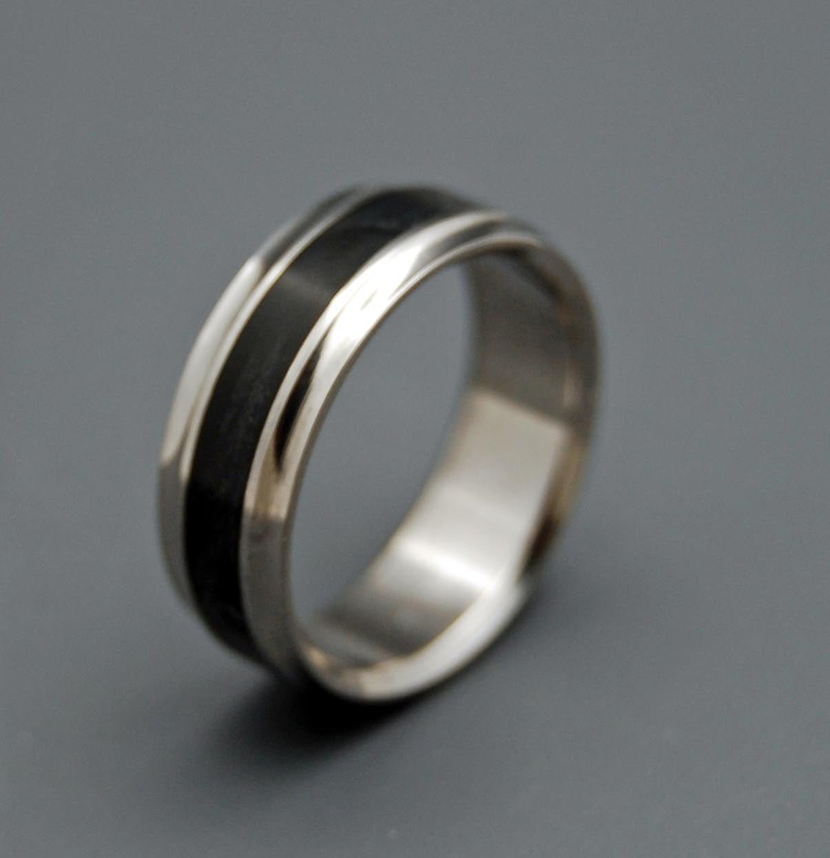 Black Beauty | Men's Titanium Wedding Ring - Minter and Richter Designs