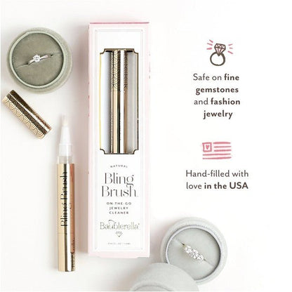 BLING BRUSH JEWELRY CLEANER PEN | Bridal Gift - Wedding Gift - Minter and Richter Designs