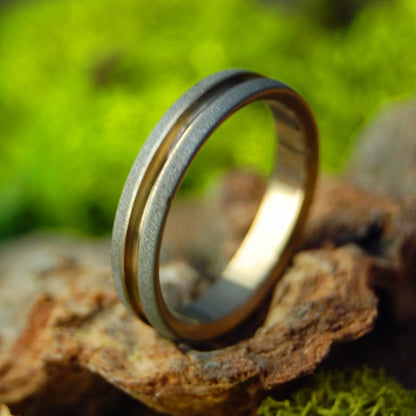 Bold as Love Bronze | Size 5.25 At 3.5mm | Titanium Wedding Ring | On Sale - Minter and Richter Designs