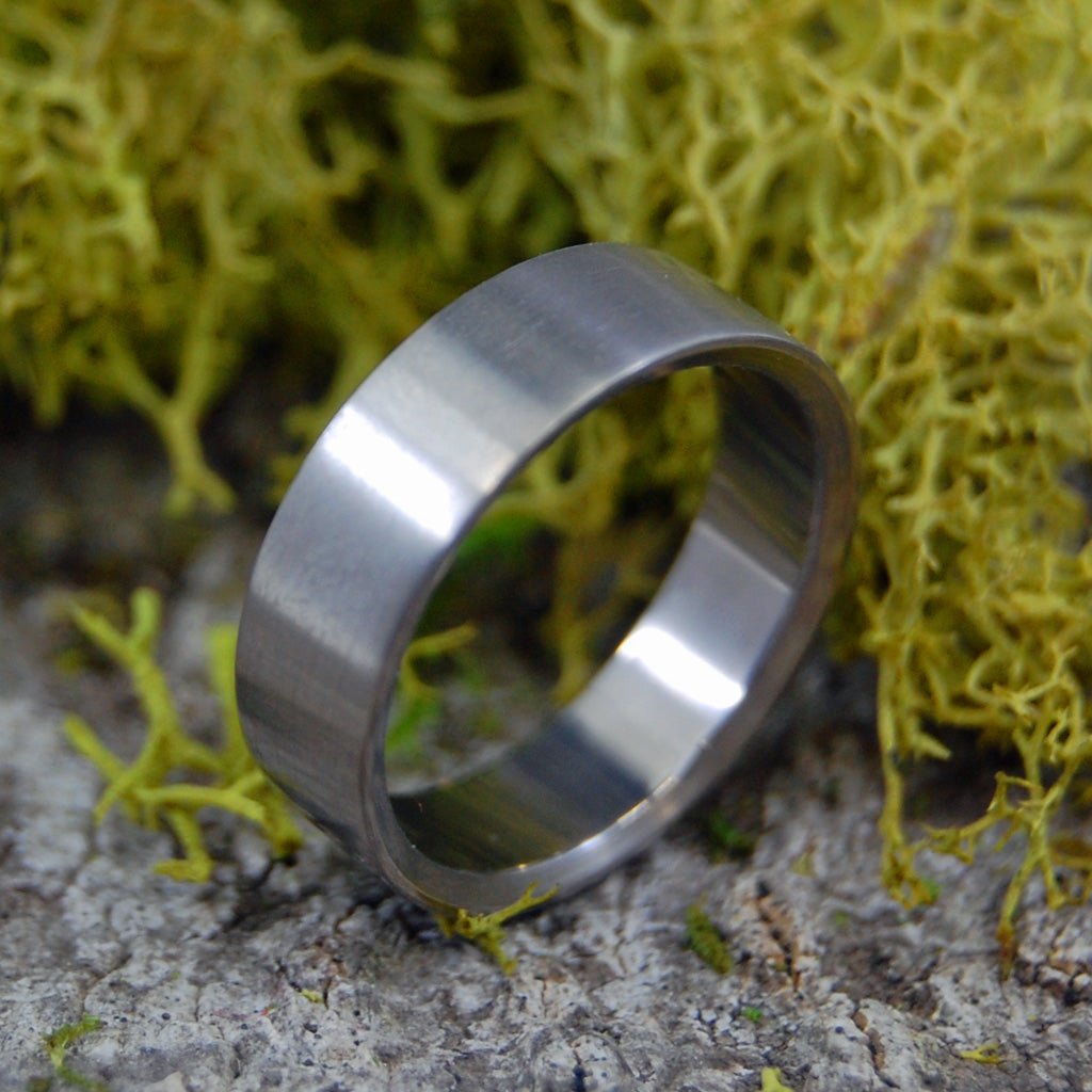 BRUSHED & NAKED | Size 8 At 5.6mm | Titanium Wedding Ring | On Sale - Minter and Richter Designs