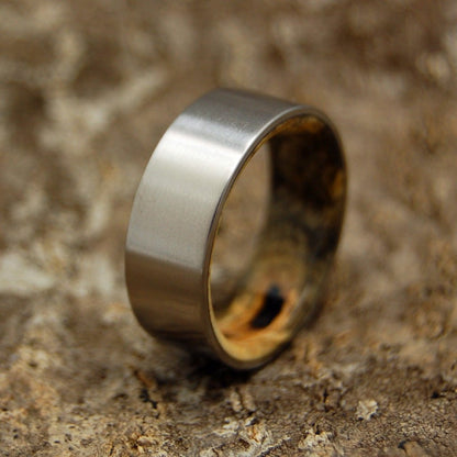 California Kore | Men's California Buckeye Wood & Titanium Wedding Ring - Minter and Richter Designs