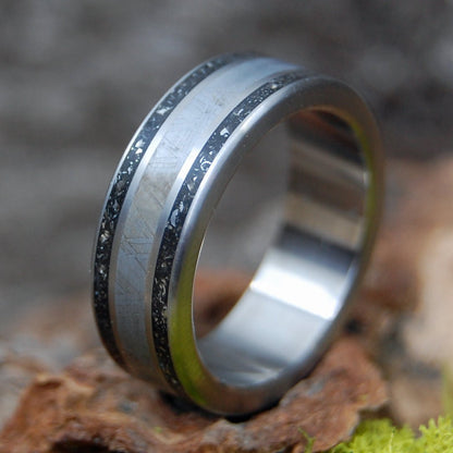 Car Parts And Meteorite | Men's Meteorite, Car Engine Parts & Titanium Wedding Ring - Minter and Richter Designs