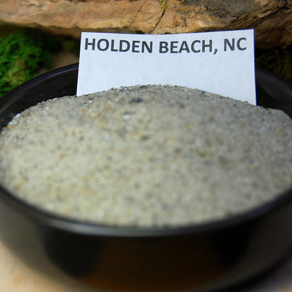 Carolina in My Mind | Holden Beach NC Sand and Titanium Wedding Ring - Minter and Richter Designs