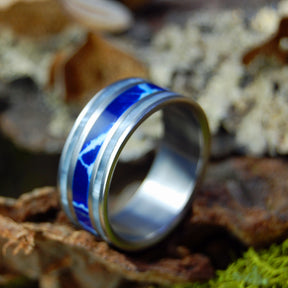 COBALT BLUE | SIZE 9.75 AT 9MM | COBALT| Unique Wedding Rings | On Sale - Minter and Richter Designs