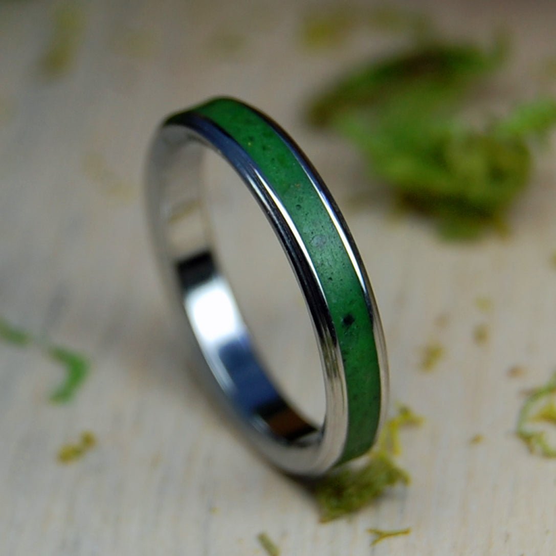 Connemara Marble Inox | Connemara Marble Ireland, Inox Steel Wedding Ring - Minter and Richter Designs
