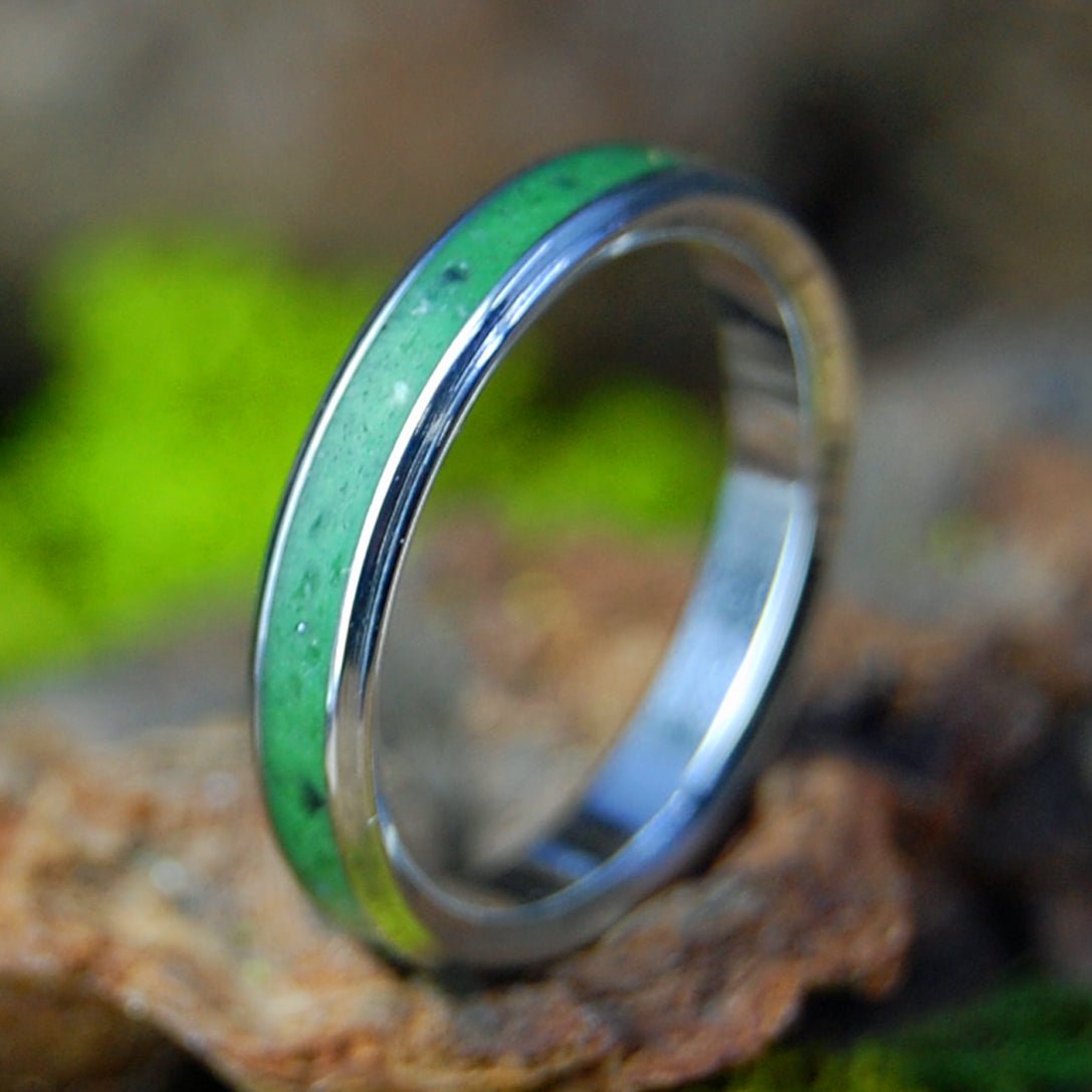 Connemara Marble Inox | Connemara Marble Ireland, Inox Steel Wedding Ring - Minter and Richter Designs