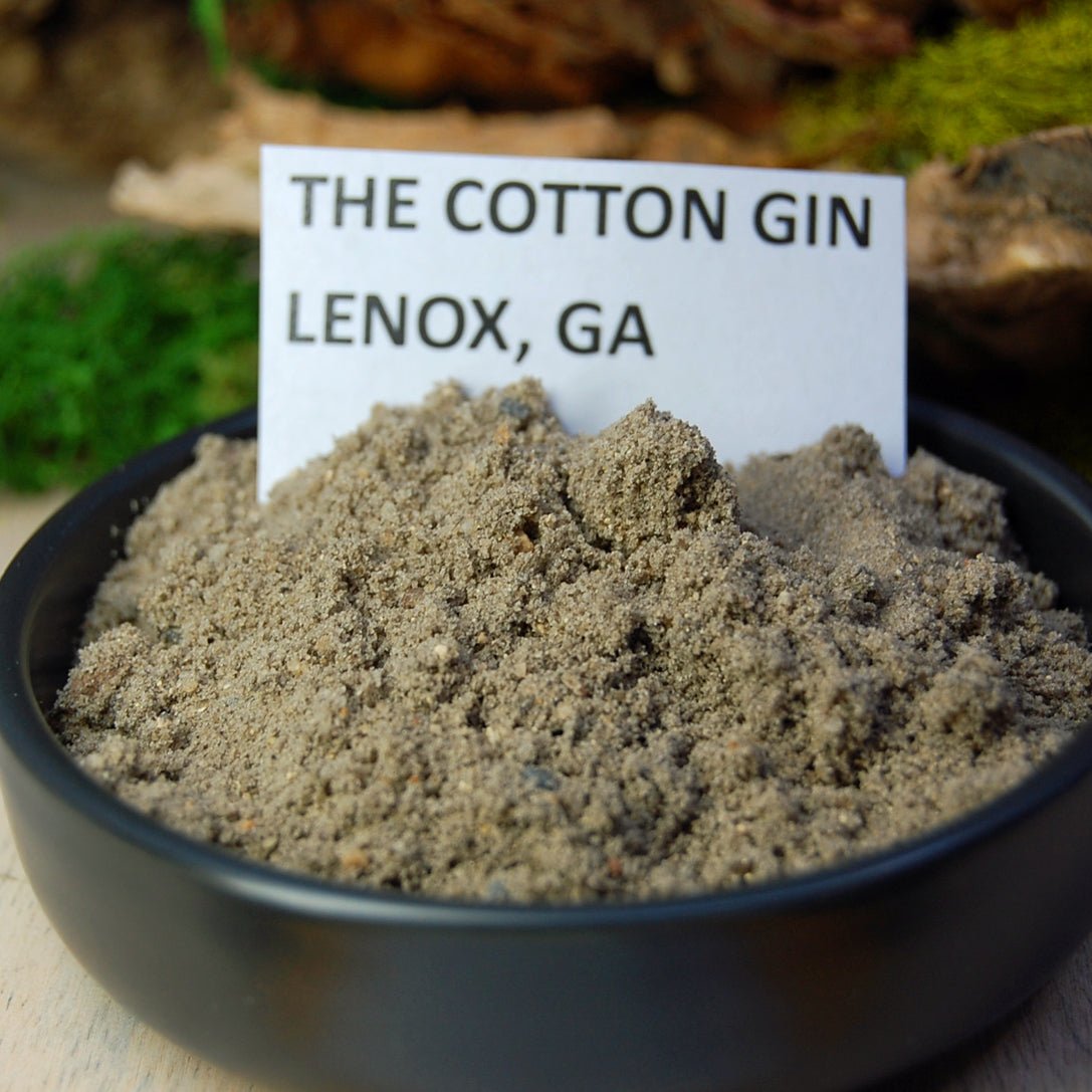 Cotton Gin Lenox GA | Men's Beach Sand and Pebbles Titanium Wedding Ring - Minter and Richter Designs