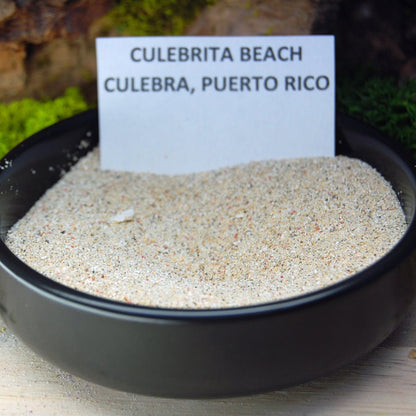 CULEBRITA PUERTO RICO GREEN| Men's Tibetan Turquoise, Beach Sand & Titanium Wedding Ring - Minter and Richter Designs