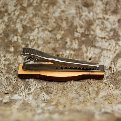 Customizable Alder Wood Tie Bar - Minter and Richter Designs