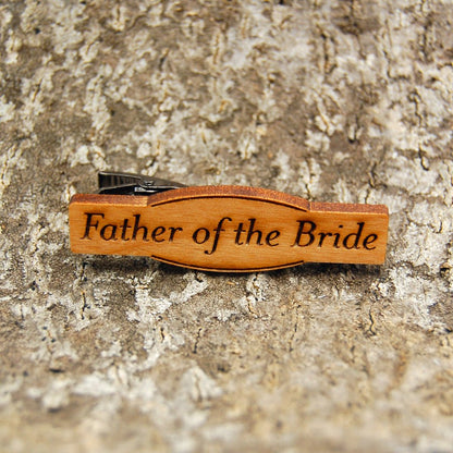 Customizable Alder Wood Tie Bar - Minter and Richter Designs