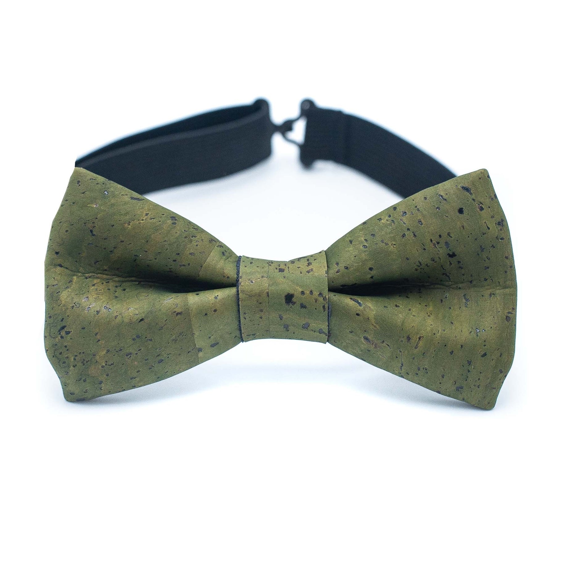 Dark Green Smart Cork Bow - Tie - Handmade Bow Tie - Groomsmen Gift - Minter and Richter Designs