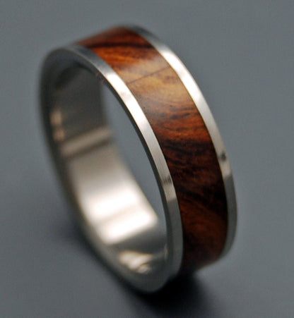 Desert Rose | Men's Desert Rose Wood Wedding Ring - Minter and Richter Designs