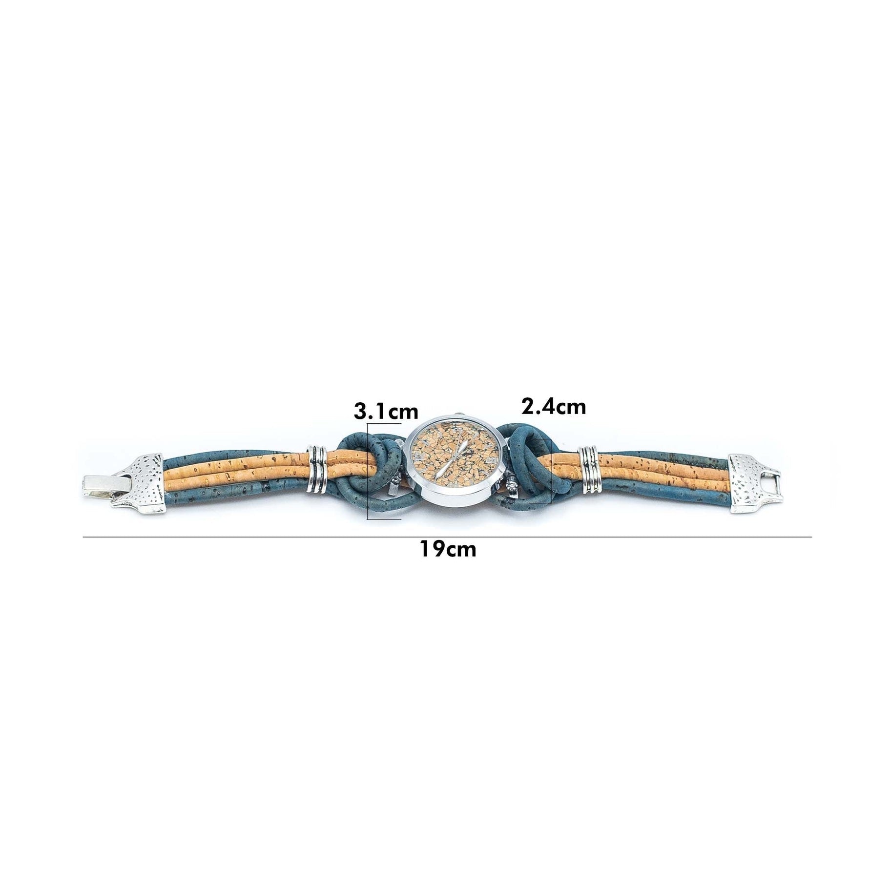 Diy Women's Cork Quartz Watch - Wrist Watch - Christmas Gift - Minter and Richter Designs