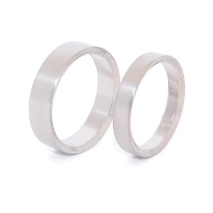 Eden | Titanium Wedding Ring - Unique Wedding Ring Set - Minter and Richter Designs