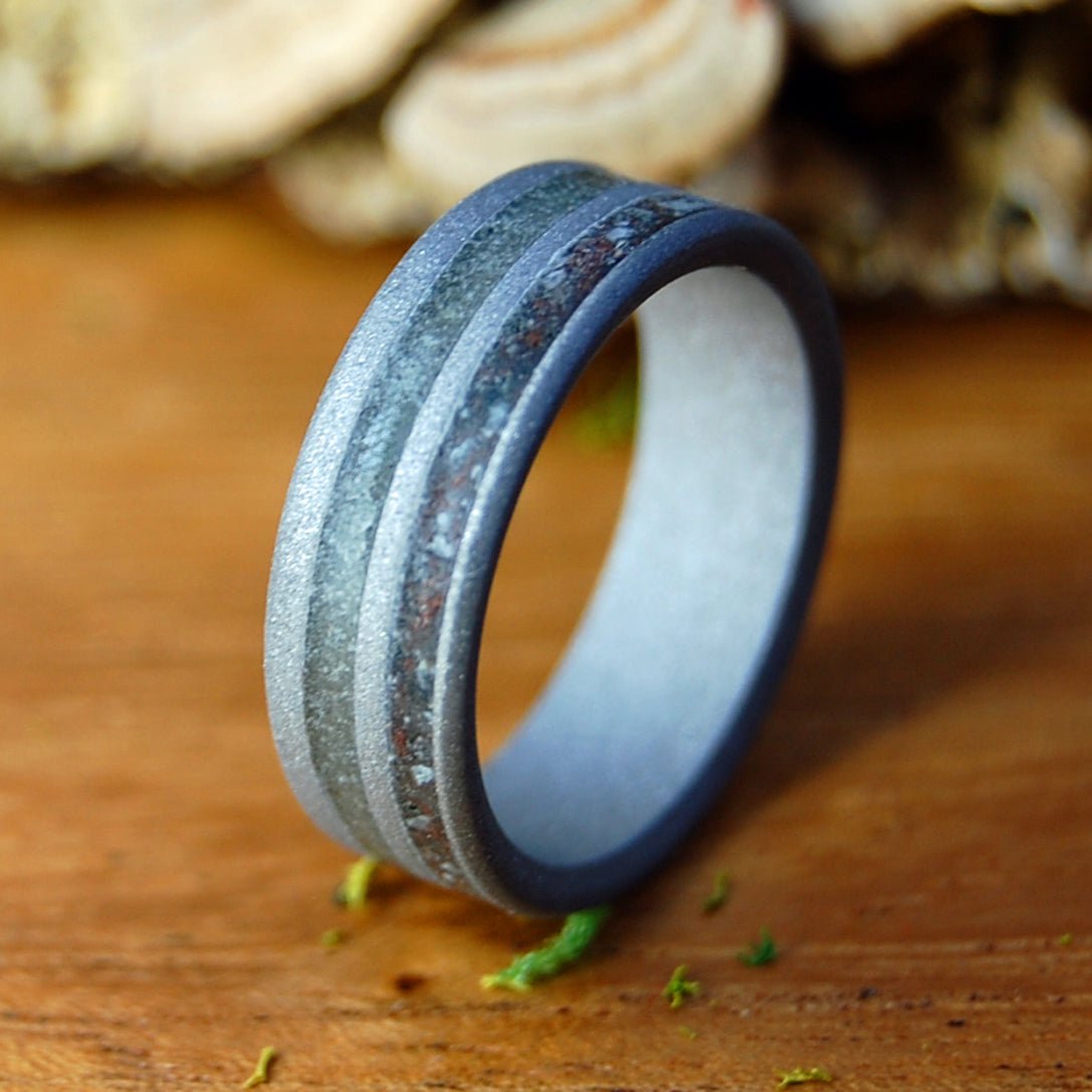 EMERSON POINT FL MANATEES | Emerson Point FL Rocks, Beach Sand - Unique Wedding Ring - Minter and Richter Designs