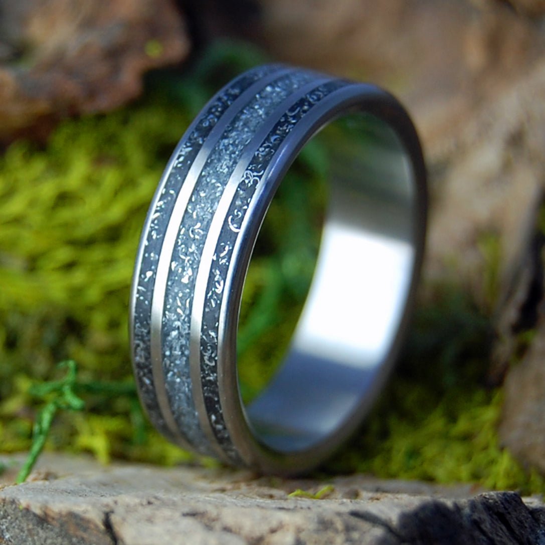 F - 14 TOMCAT MIL POWER | Men's Fighter Jet & Titanium Wedding Ring - Minter and Richter Designs