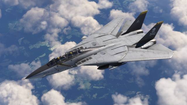 F - 14 Tomcat Mil Power | Men's Fighter Jet & Titanium Wedding Ring - Minter and Richter Designs