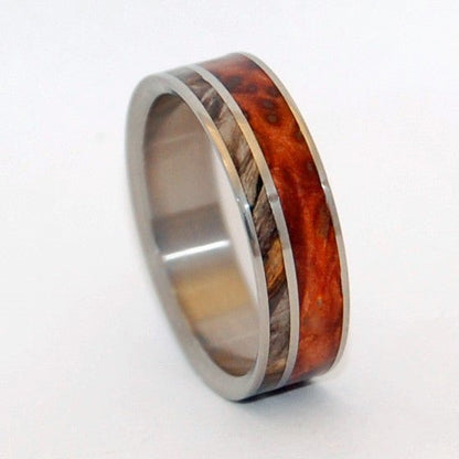 Faith Is The Link | California Buckeye Wood - Unique Wooden Wedding Ring - Minter and Richter Designs