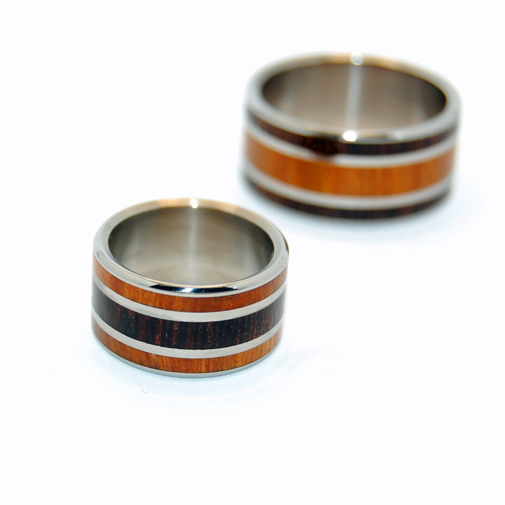 Find Me | Ancient Kauri Wood Titanium Wedding Ring - Minter and Richter Designs