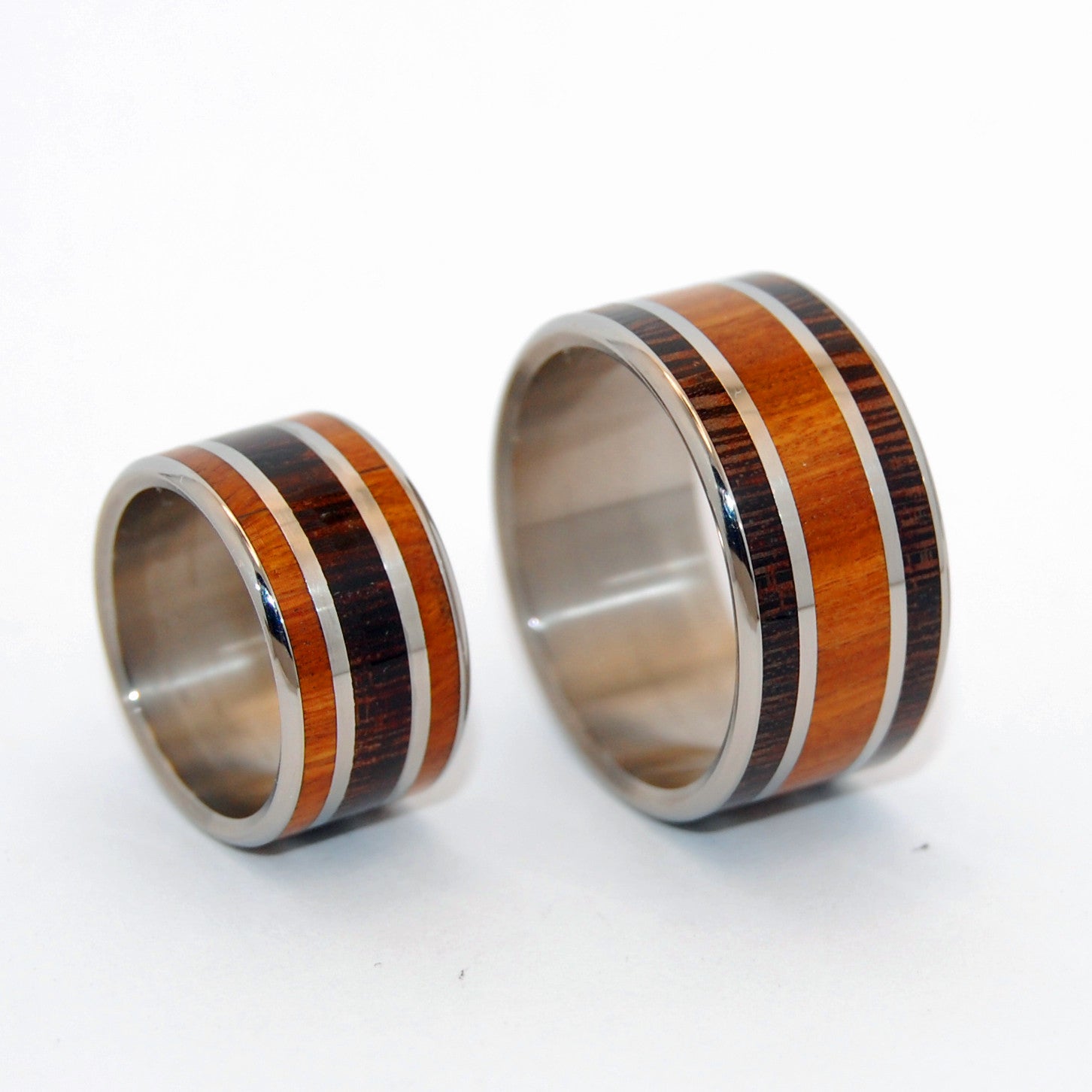 Find Me | Ancient Kauri Wood Titanium Wedding Ring - Minter and Richter Designs