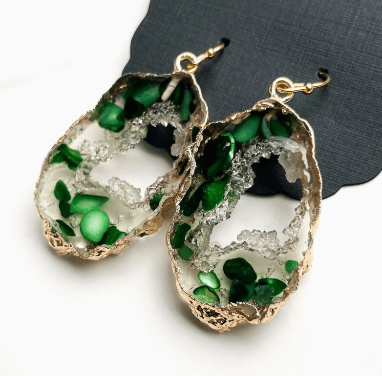 FOREST GEODE | Handmade Earrings - Minter and Richter Designs