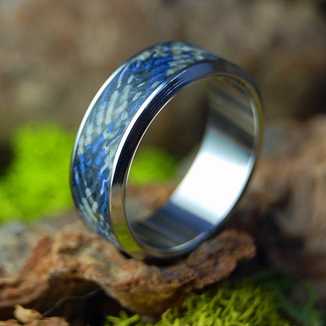 Friendship Bracelet Ring | Men's Friendship Bracelet & Titanium Wedding Ring - Minter and Richter Designs