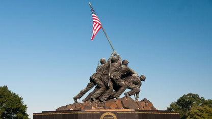 Gray Dawn At Iwo Jima | Men's Iwo Jima Beach Sand & Titanium Military Memorial Wedding Ring - Minter and Richter Designs