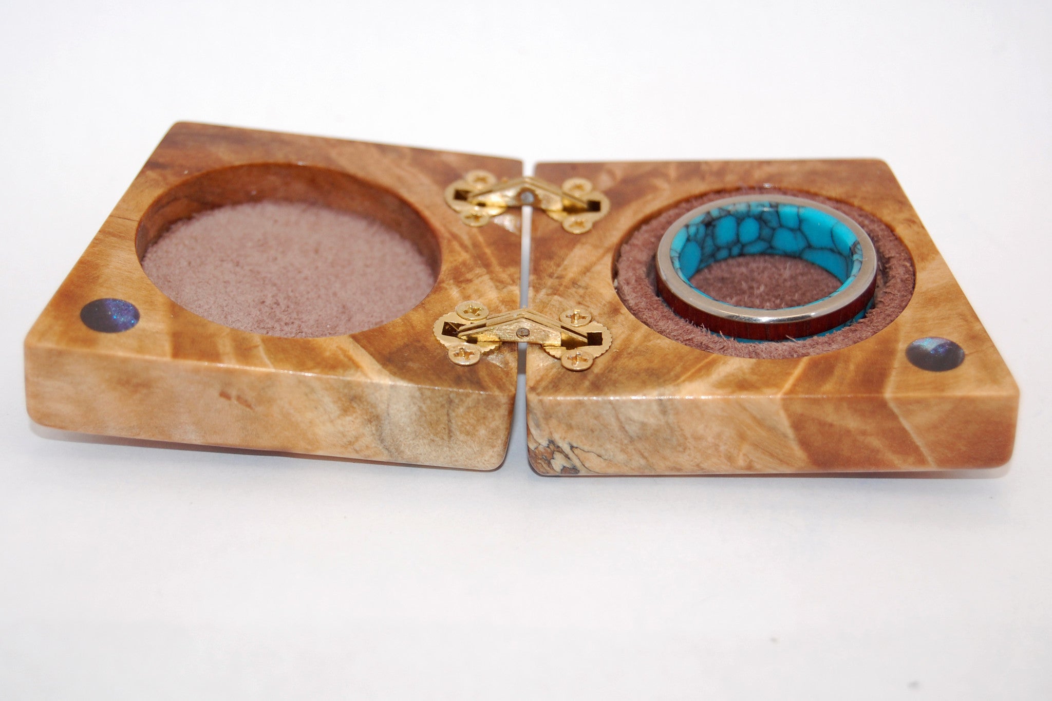 Hand Made One Of A Kind Maple Ring Box - Minter and Richter Designs