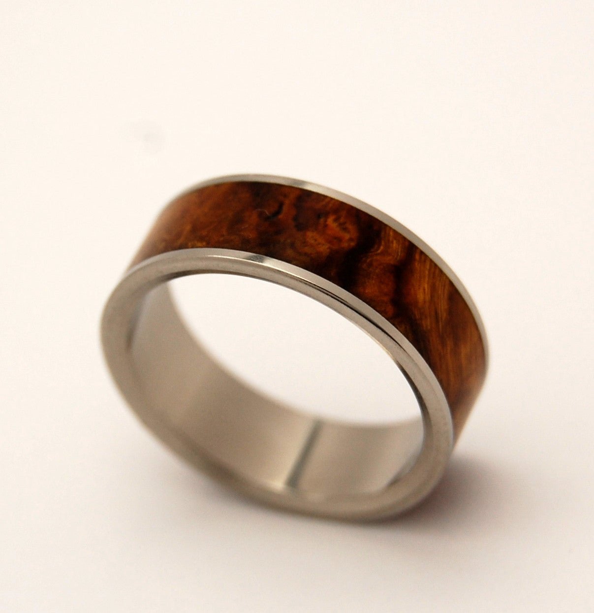 Helios | Men's Wood & Titanium Wedding Ring - Minter and Richter Designs