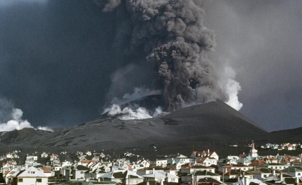 ICELANDIC ERUPTION AURORA | Men's Icelandic Lava & Titanium Wedding Ring - Minter and Richter Designs