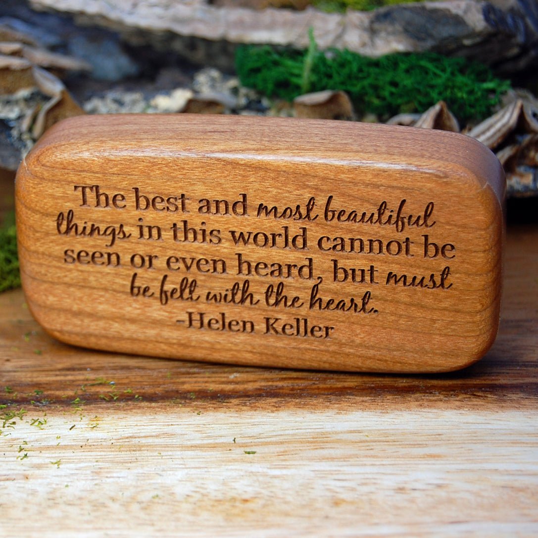 INSPIRATION RING BOX | Wedding Ring Box For 1 or 2 - Slider Box Style - Minter and Richter Designs
