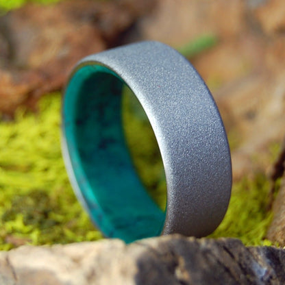 Jade Forest | Men's Jade & Titanium Wedding Ring - Minter and Richter Designs
