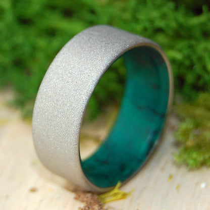 Jade Forest | Men's Jade & Titanium Wedding Ring - Minter and Richter Designs