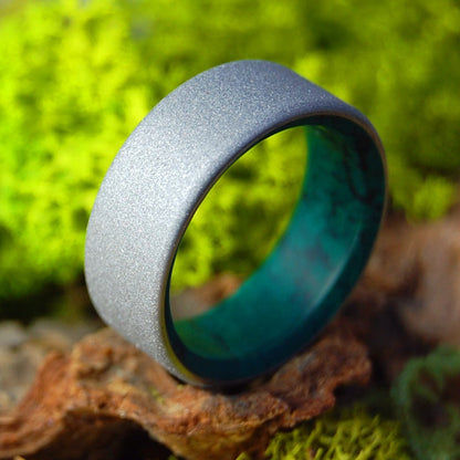 Jade Forest | Men's Jade & Titanium Wedding Ring - Minter and Richter Designs