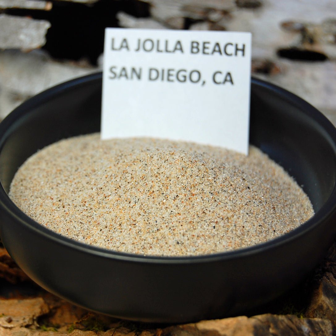 La Jolla Lava | Men's Icelandic Lava, La Jolla CA Sand, Copper and Desert Ironwood & Titanium Wedding Ring - Minter and Richter Designs