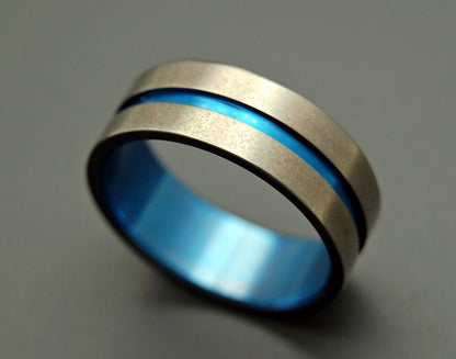 Lord Henry Blue | Men's Titanium Wedding Ring - Minter and Richter Designs