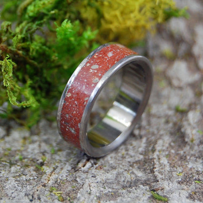 LOVE ROCKS | Size 6.5 At 6.4mm | Titanium Wedding Ring | On Sale - Minter and Richter Designs