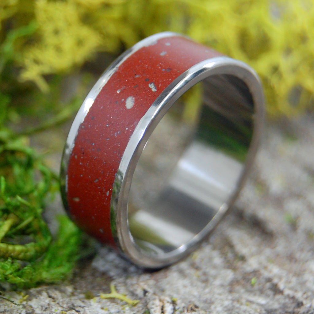 LOVE ROCKS | Size 9.75 At 7.9mm | Unique Wedding Band | On Sale - Minter and Richter Designs