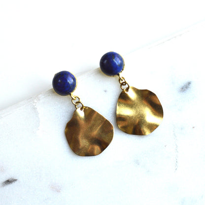 Mae Gemstone EarRing | Lapis Lazuli EarRing - Minter and Richter Designs
